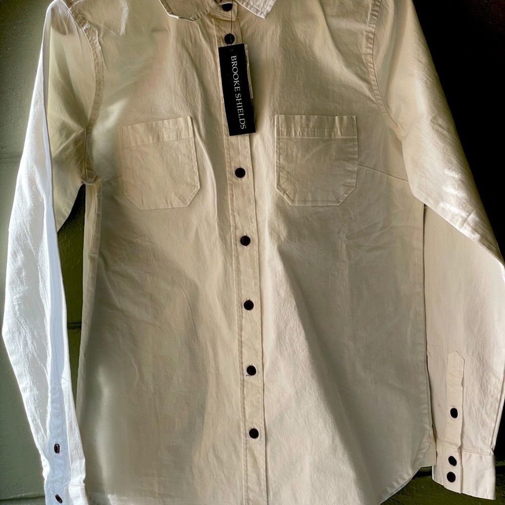Brooke Sheil woman’s button down shirt